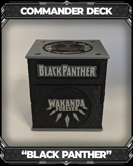 COMMANDER DECKBOX - SUPER HEROES - BLACK PANTHER