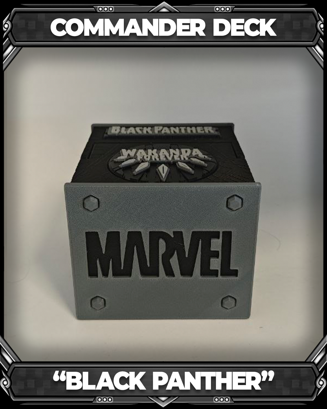 COMMANDER DECKBOX - SUPER HEROES - BLACK PANTHER