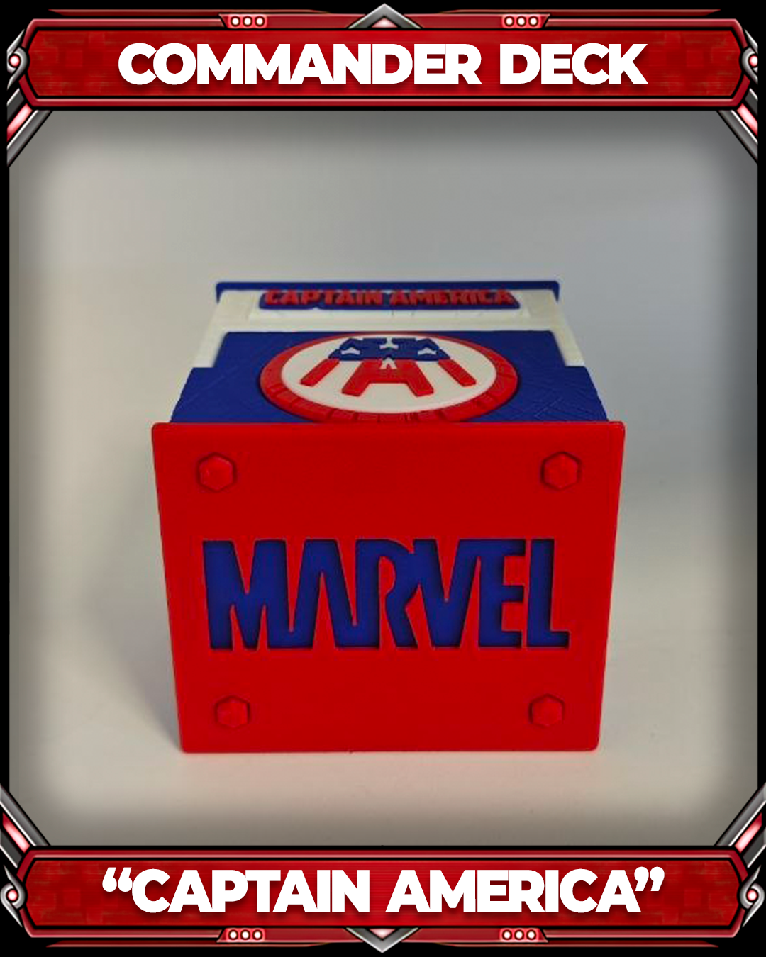COMMANDER DECKBOX - SUPER HEROES - CAPITAN AMERICA