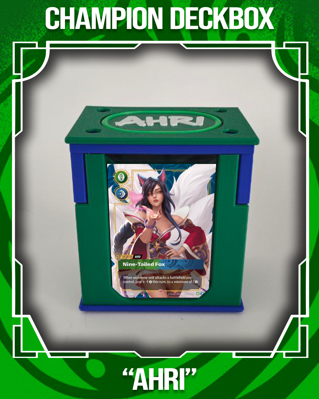 CHAMPION DECKBOX - AHRI - RIFTBOUND
