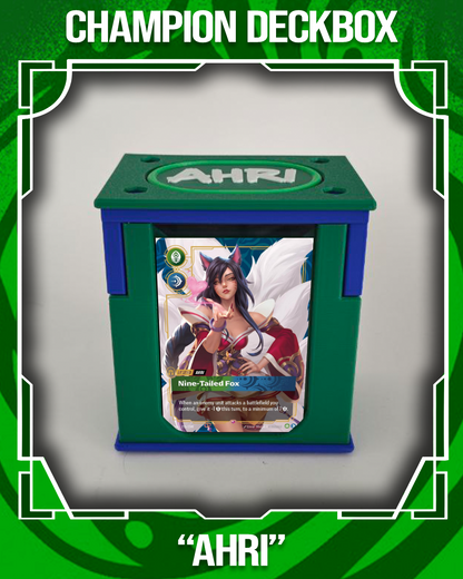 CHAMPION DECKBOX - AHRI - RIFTBOUND
