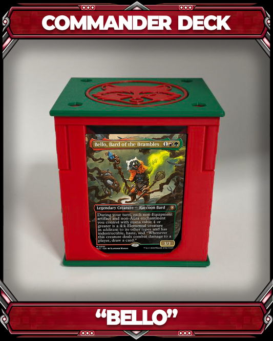 COMMANDER DECKBOX - BELLO - BLOOMBORROW