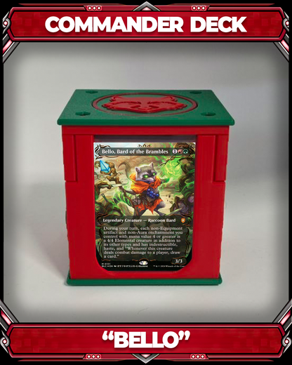 COMMANDER DECKBOX - BELLO - BLOOMBORROW
