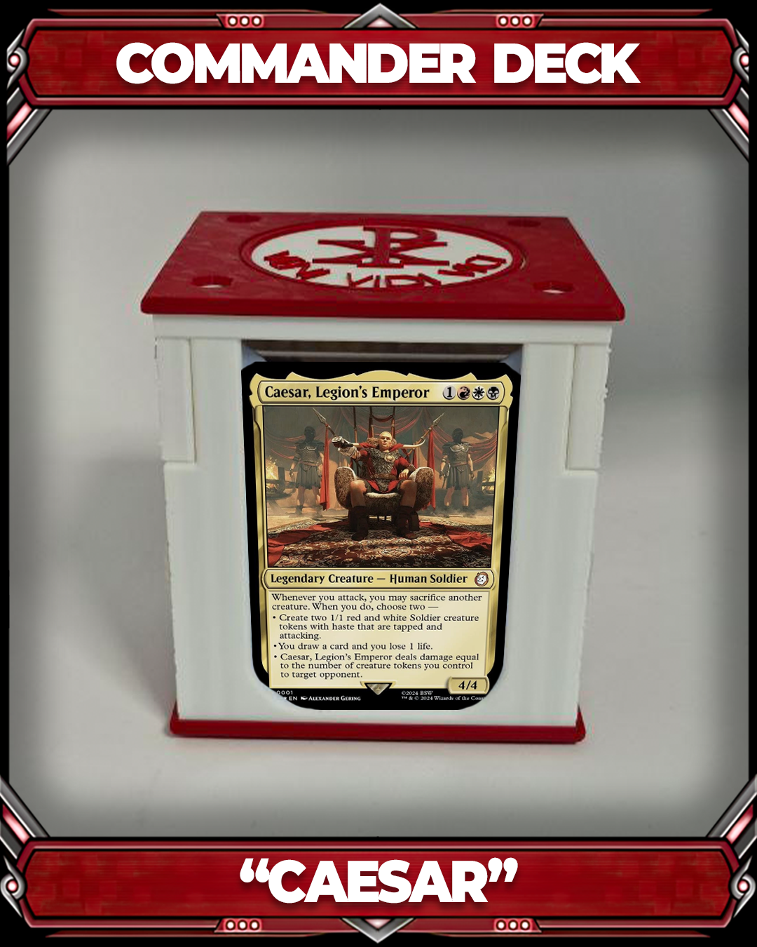 COMMANDER DECKBOX - CAESAR