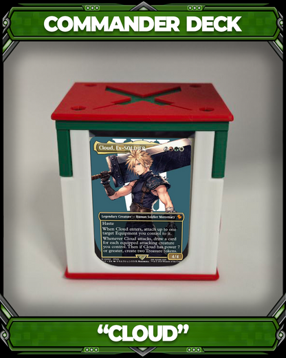 COMMANDER DECKBOX - CLOUD - FINAL FANTASY