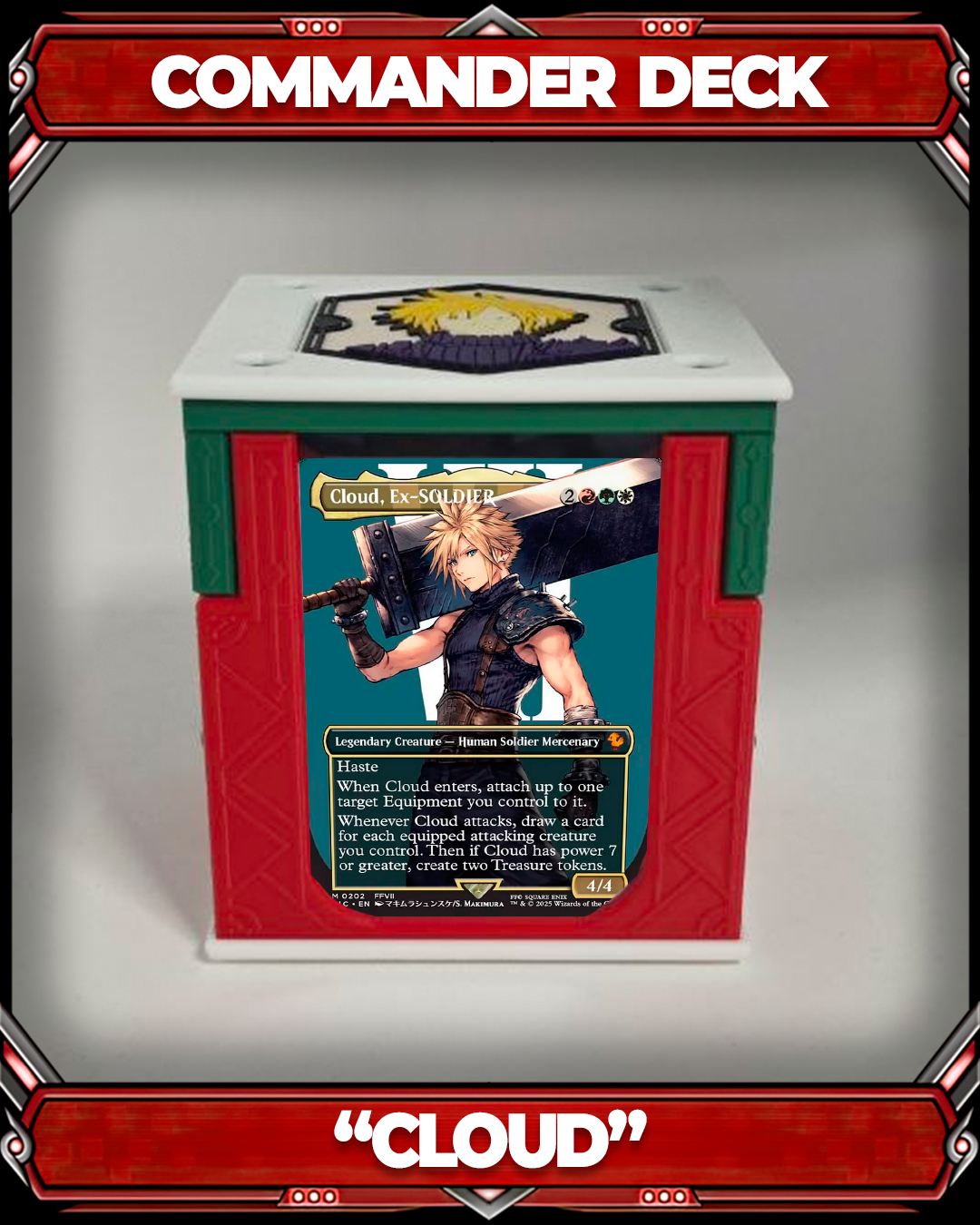 COMMANDER DECKBOX - CLOUD - FINAL FANTASY