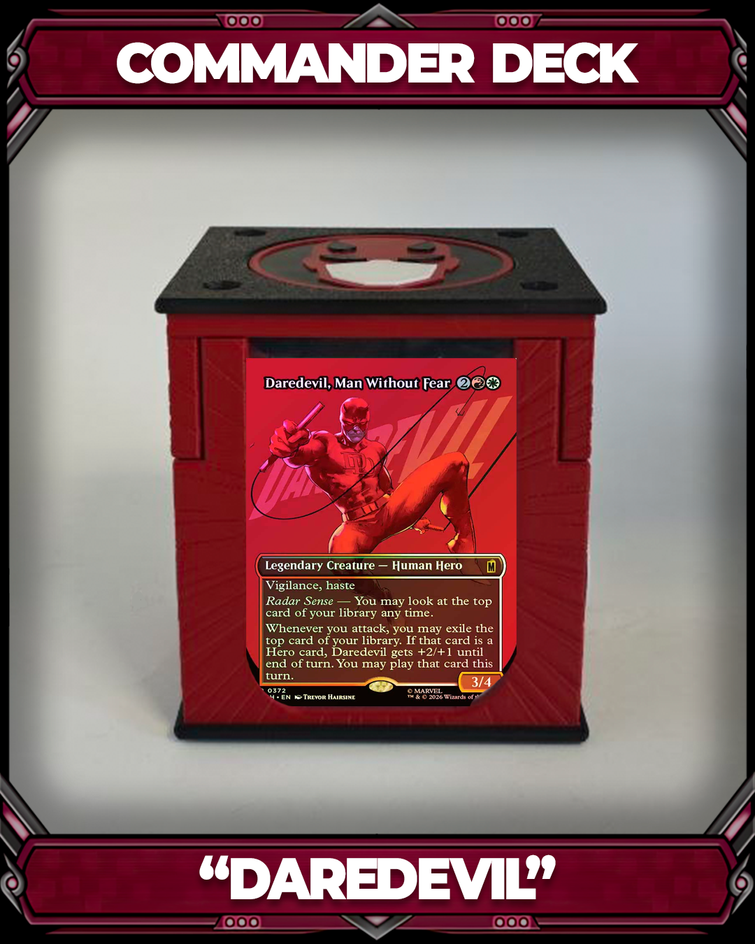 COMMANDER DECKBOX - SUPER HEROES - DAREDEVIL