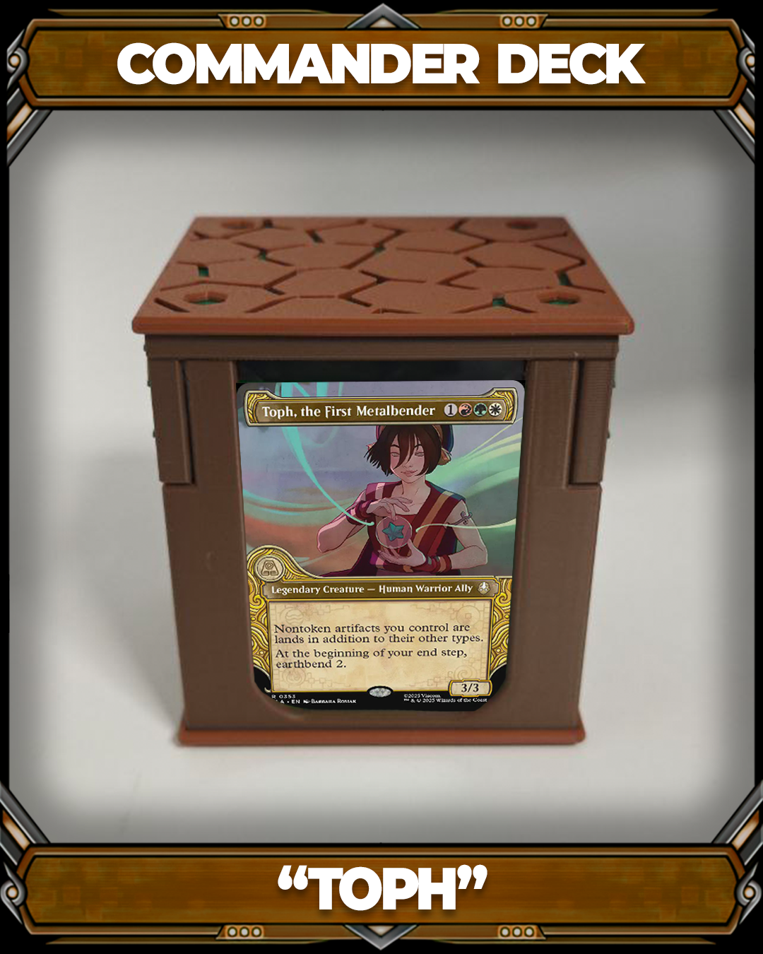 COMMANDER DECKBOX - TOPH - AVATAR LAST AIRBENDER