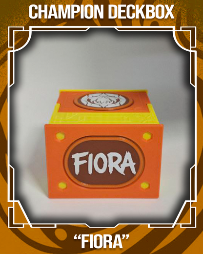 CHAMPION DECKBOX - FIORA - RIFTBOUND