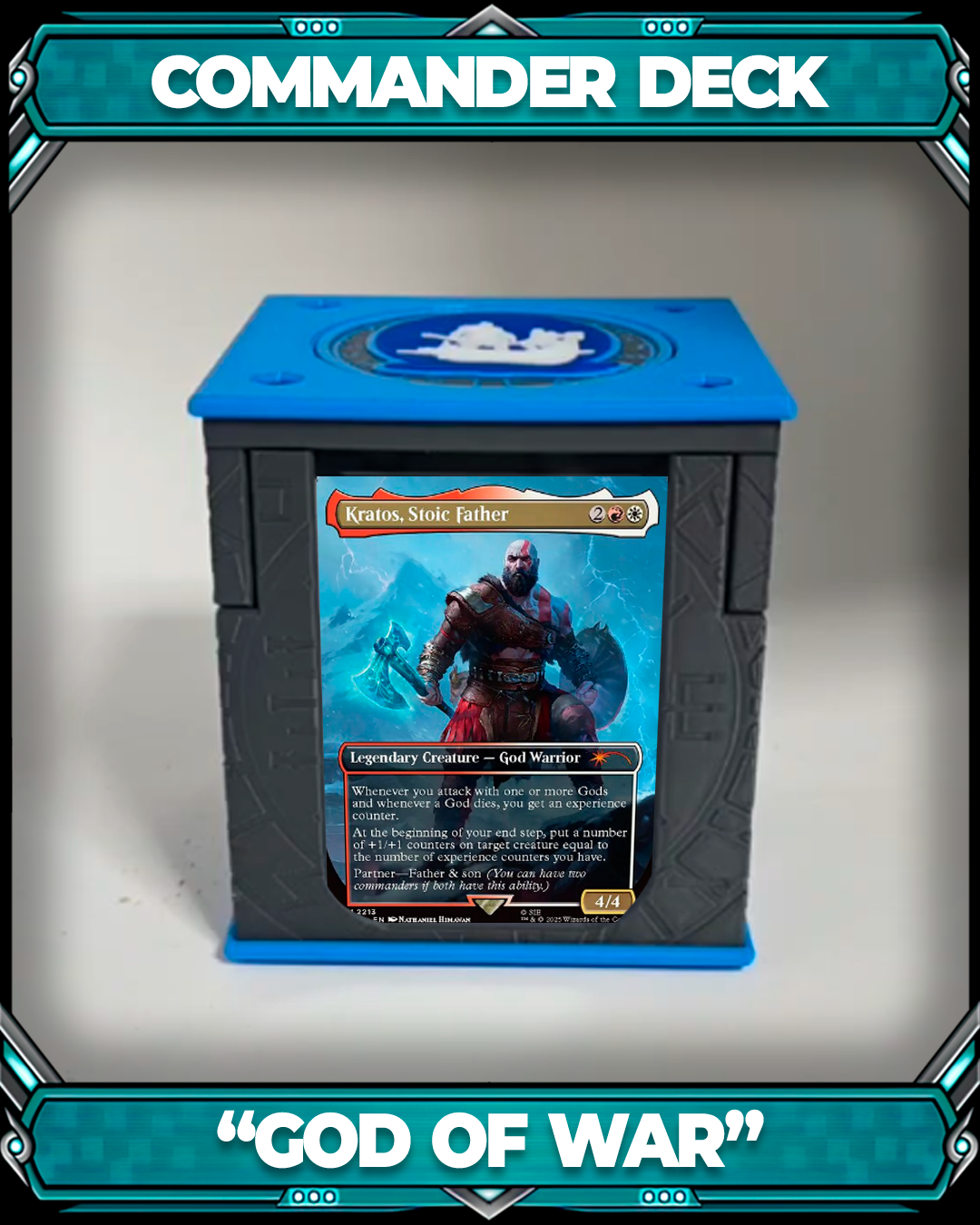 COMMANDER DECKBOX - SECRET LAIR - GOD OF WAR