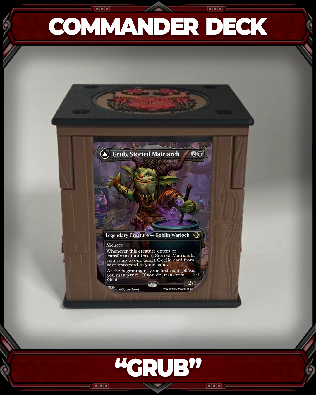 COMMANDER DECKBOX - GRUB - LORDWYN ECLIPSED