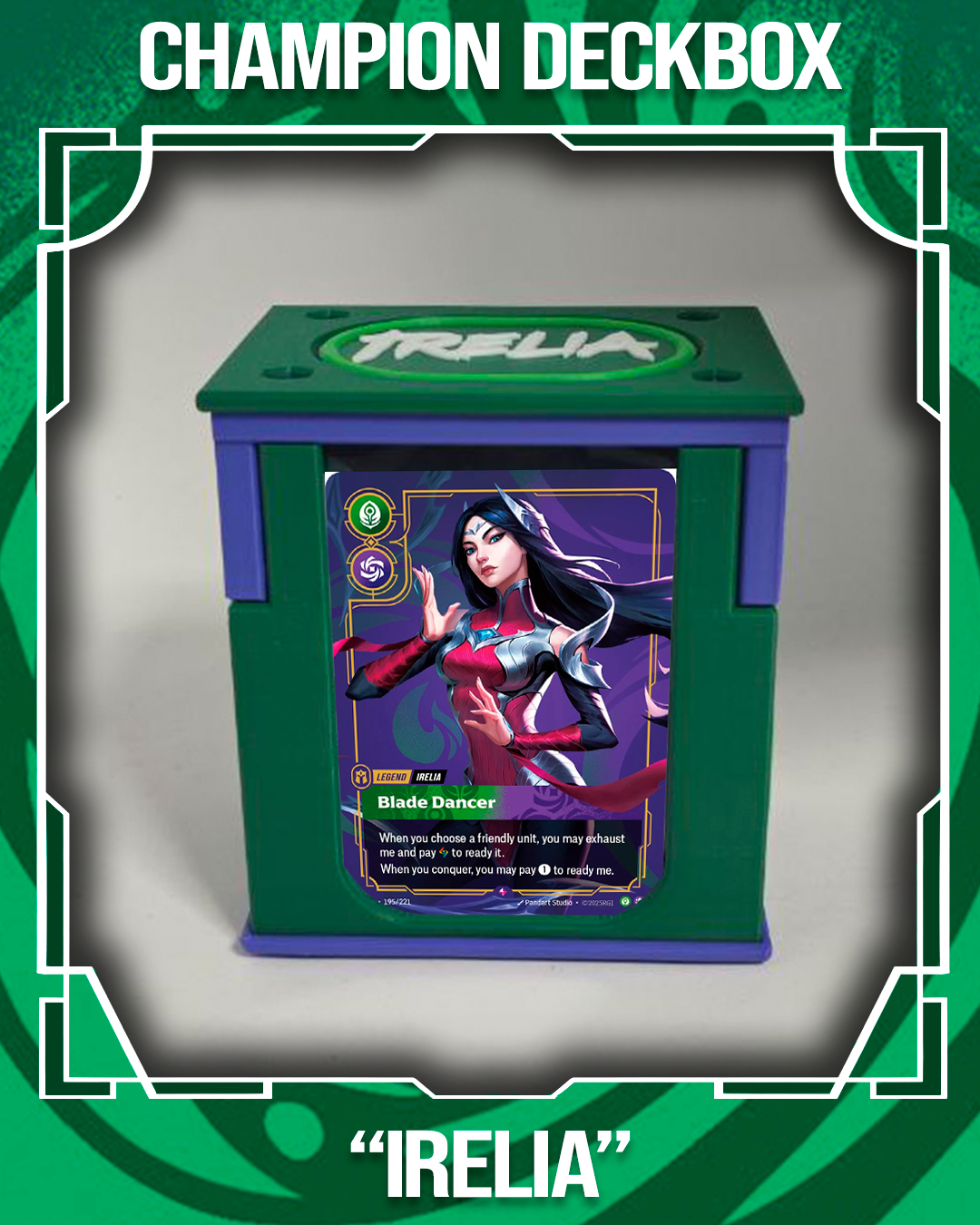 CHAMPION DECKBOX - IRELIA - RIFTBOUND
