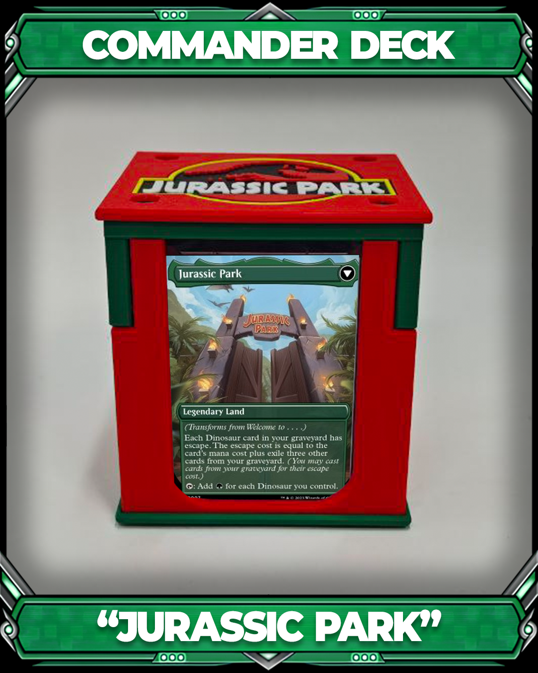 COMMANDER DECKBOX - JURASSIC PARK