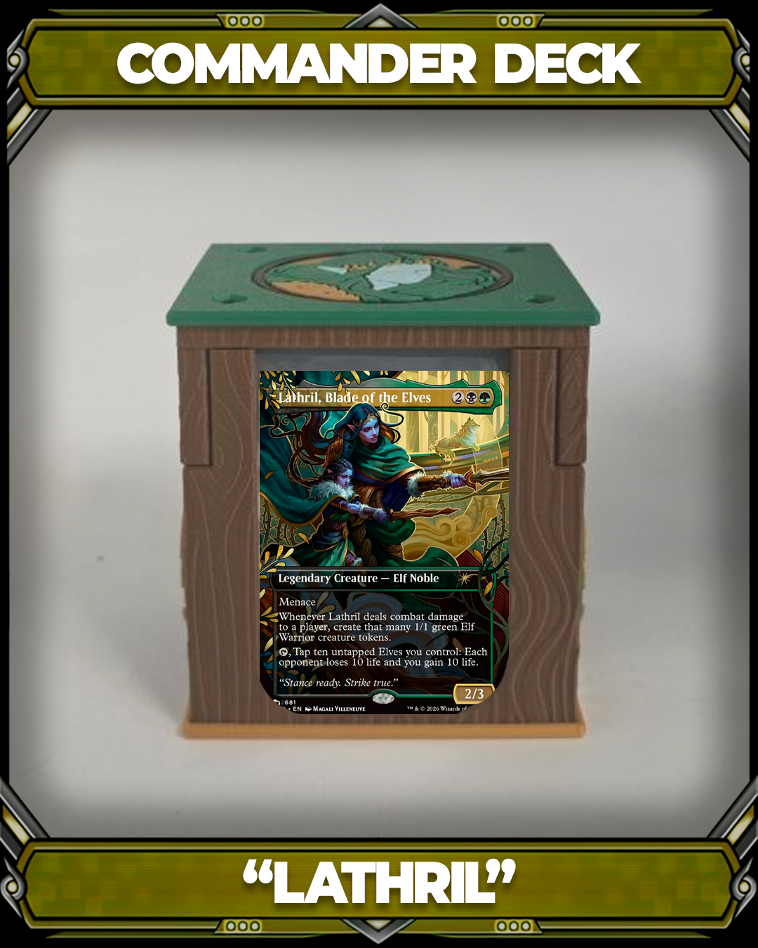 COMMANDER DECKBOX - LATHRIL