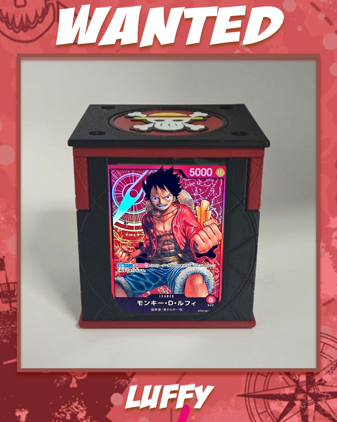 WANTED DECKBOX - MONKEY D. LUFFY