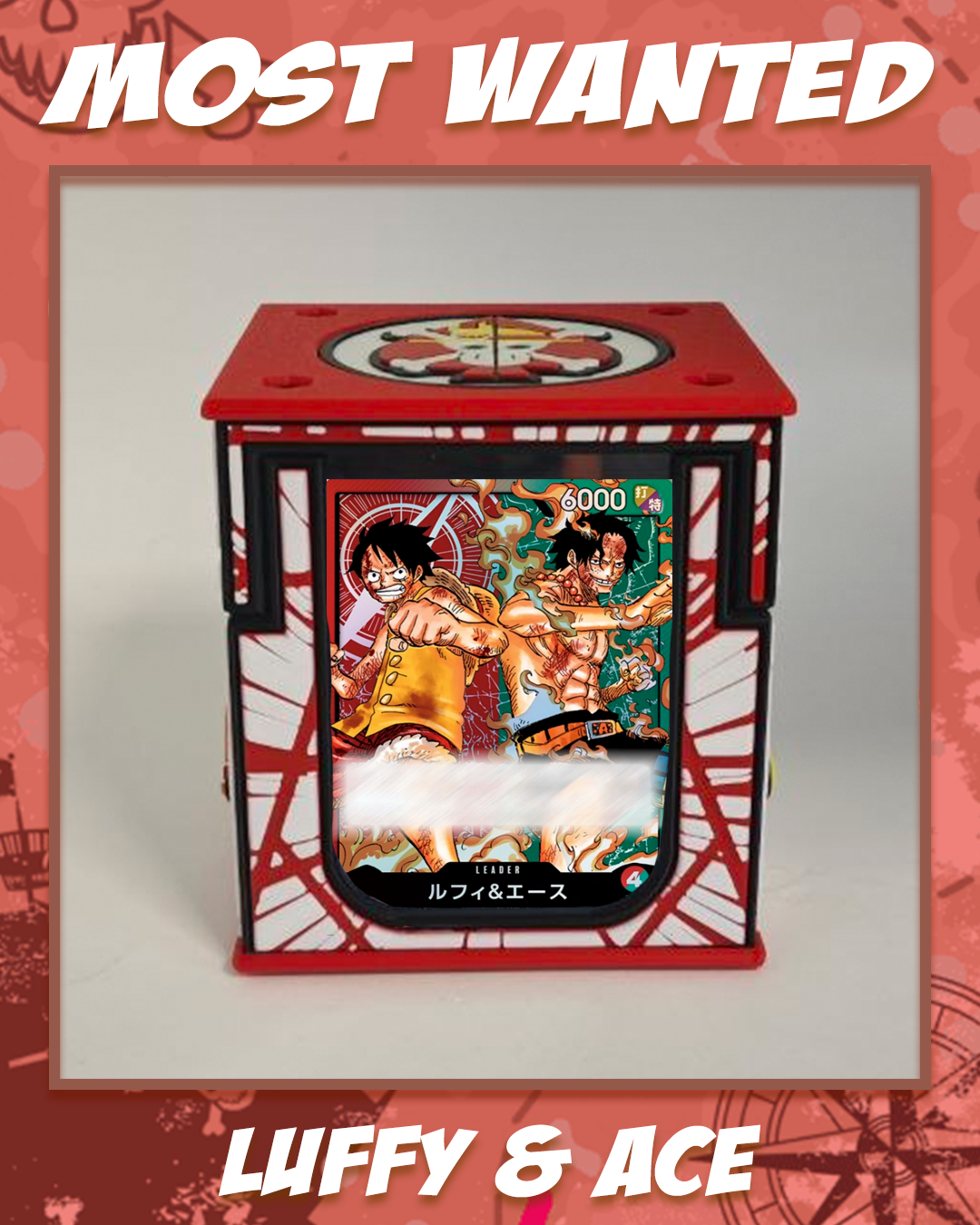 MOST WANTED DECKBOX - ACE & LUFFY