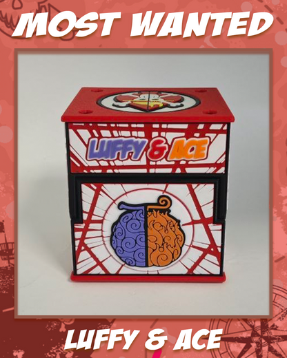 MOST WANTED DECKBOX - ACE & LUFFY