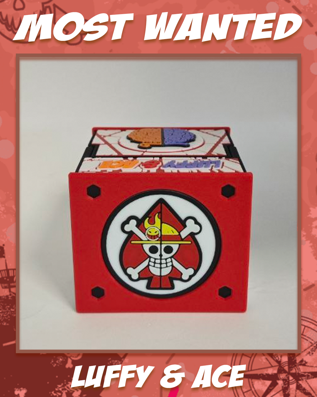 MOST WANTED DECKBOX - ACE & LUFFY