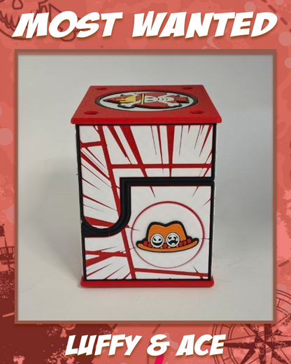 MOST WANTED DECKBOX - ACE & LUFFY