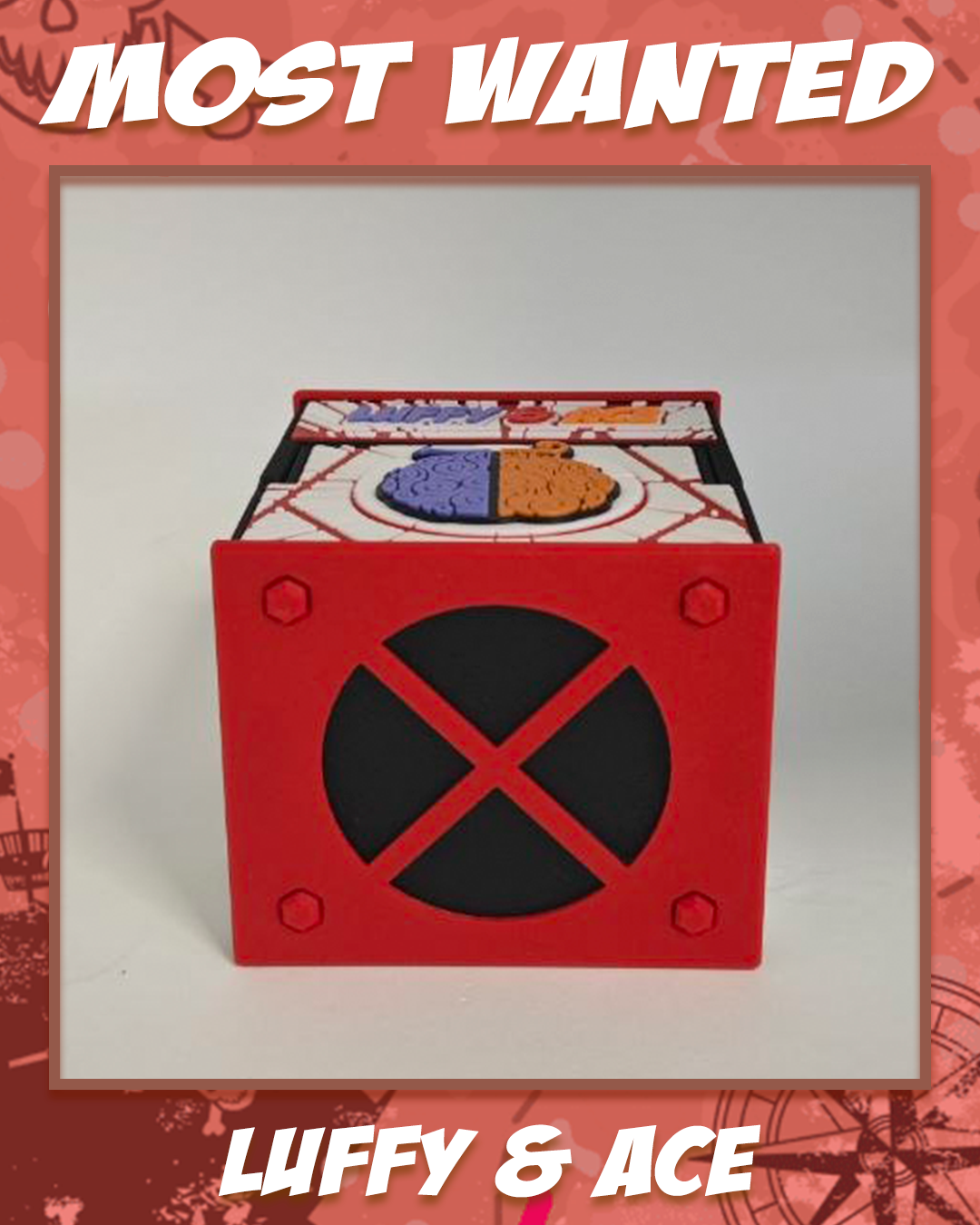 MOST WANTED DECKBOX - ACE & LUFFY