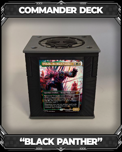 COMMANDER DECKBOX - SUPER HEROES - BLACK PANTHER