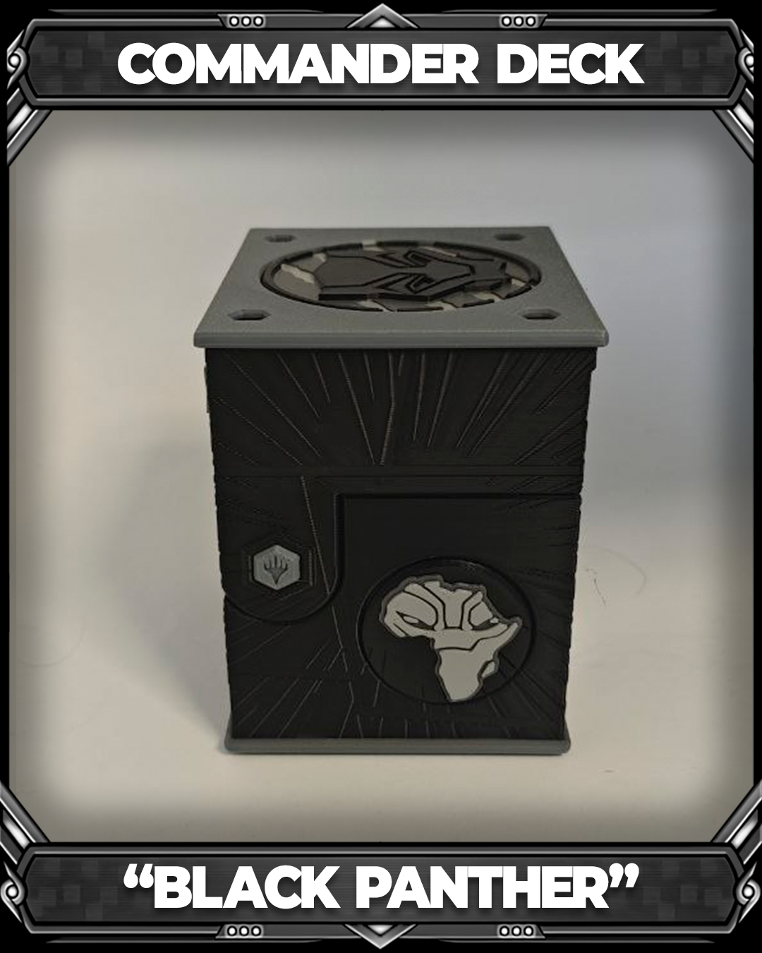 COMMANDER DECKBOX - SUPER HEROES - BLACK PANTHER