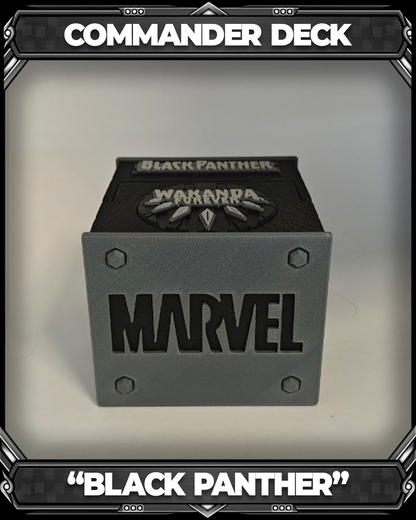 COMMANDER DECKBOX - SUPER HEROES - BLACK PANTHER