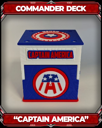 COMMANDER DECKBOX - SUPER HEROES - CAPITAN AMERICA