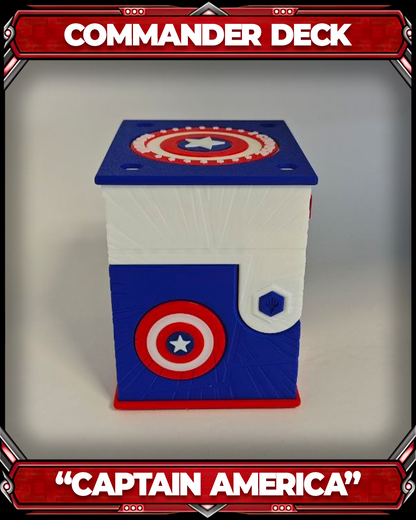 COMMANDER DECKBOX - SUPER HEROES - CAPITAN AMERICA