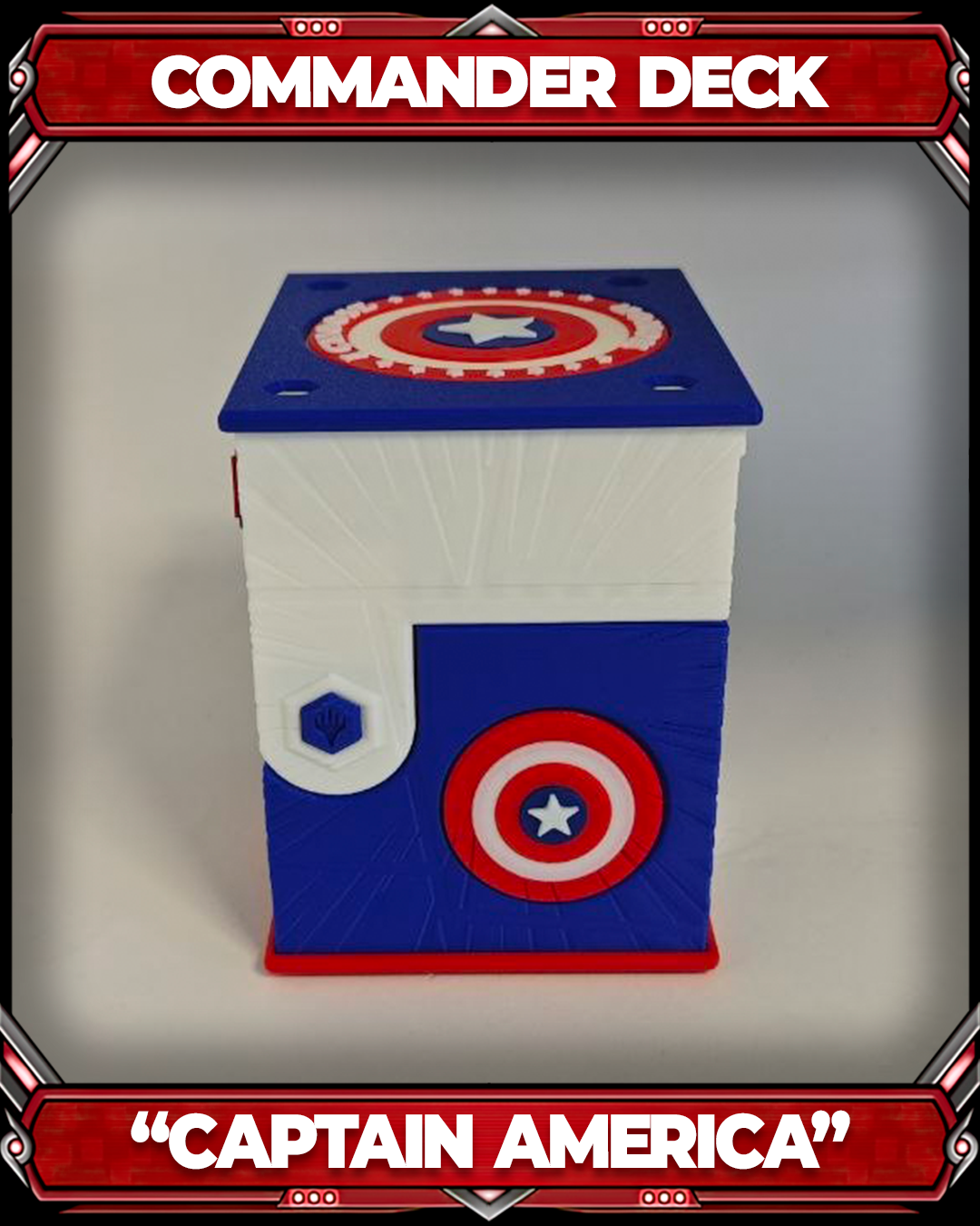 COMMANDER DECKBOX - SUPER HEROES - CAPITAN AMERICA