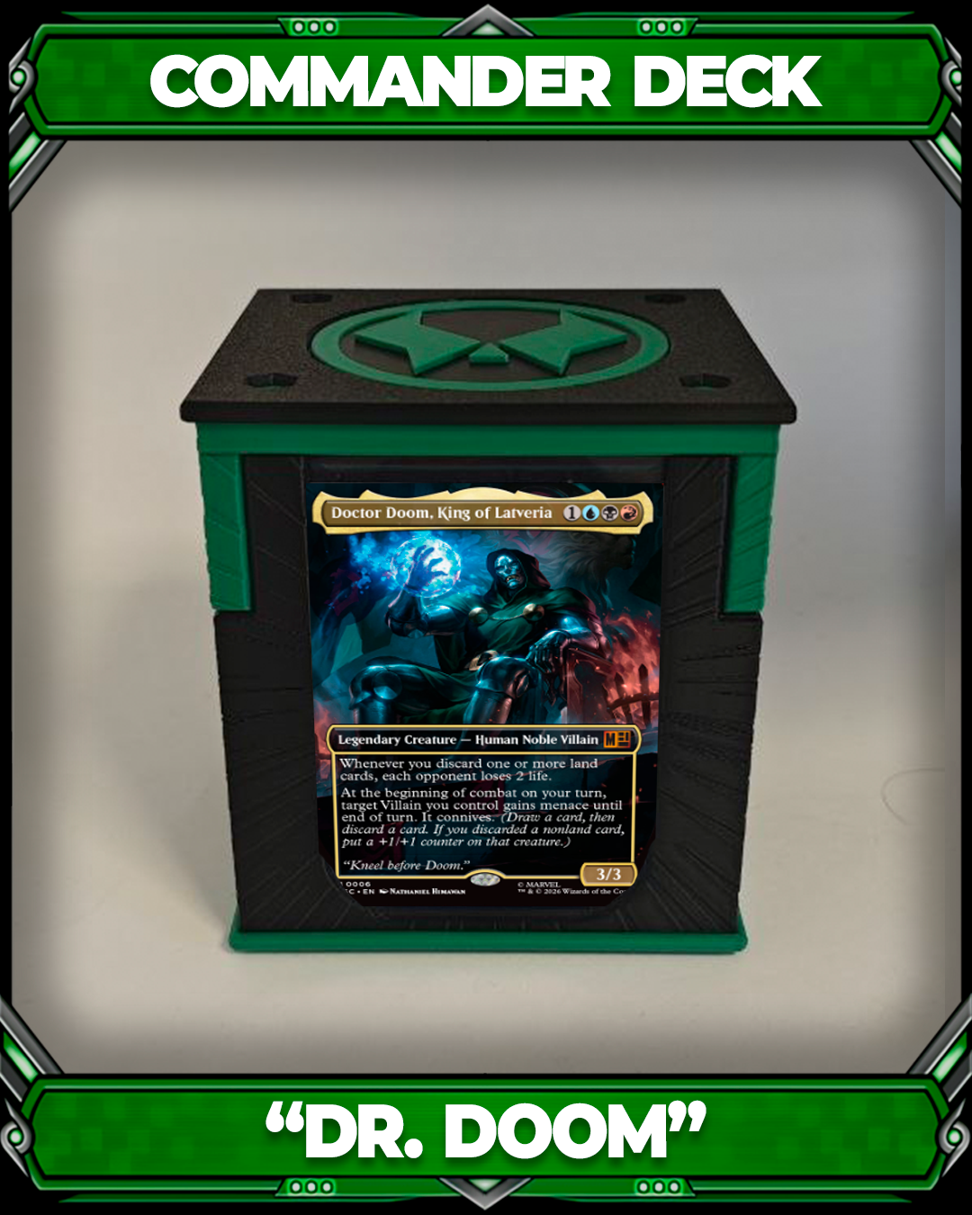 COMMANDER DECKBOX - SUPER HEROES - DR. DOOM