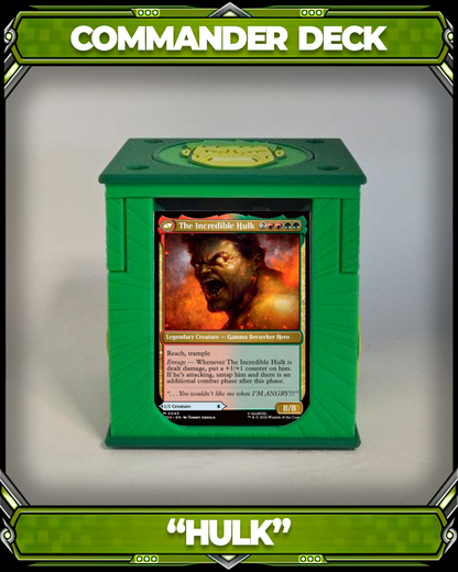 COMMANDER DECKBOX - SUPER HEROES - HULK