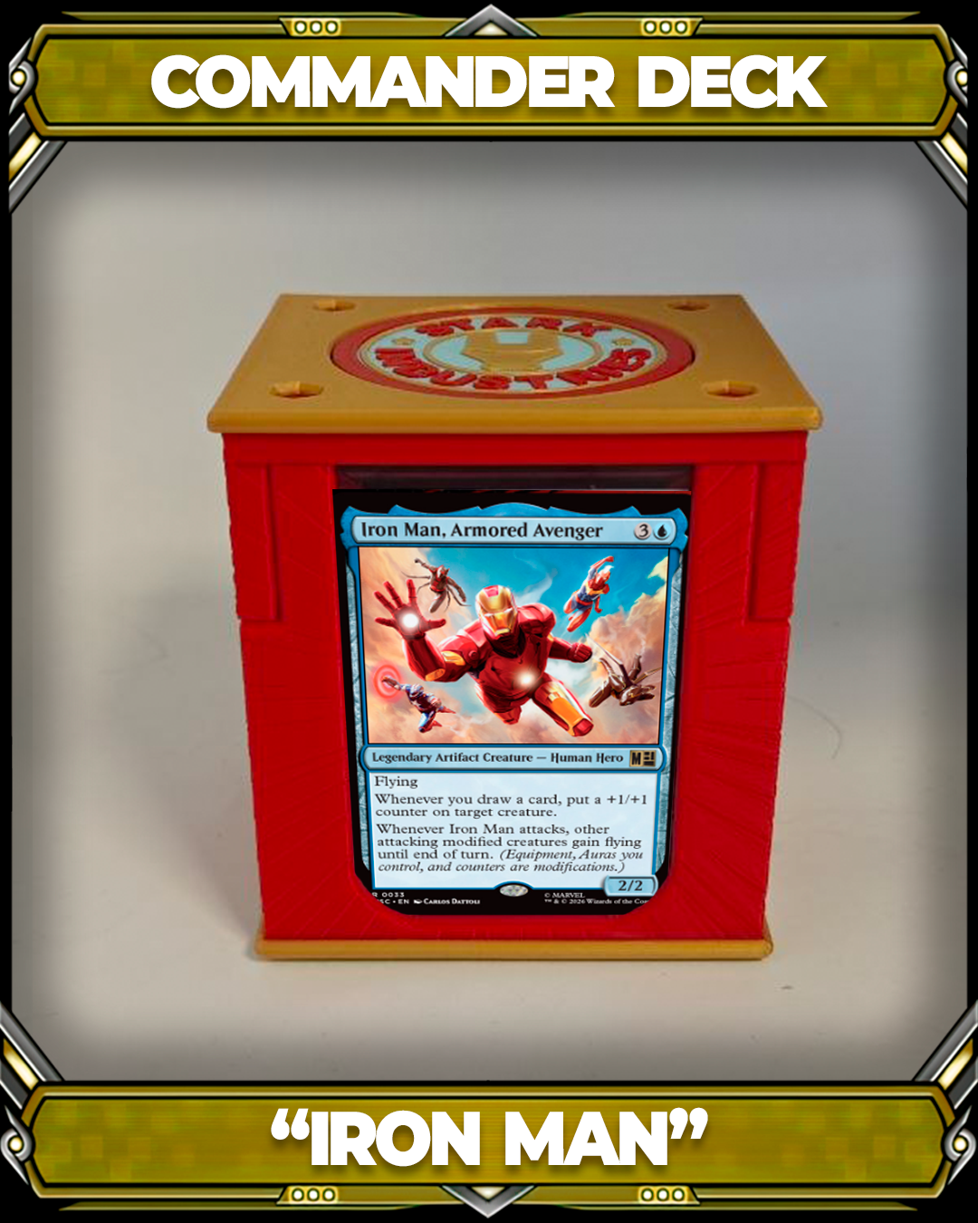 COMMANDER DECKBOX - SUPER HEROES - IRON MAN
