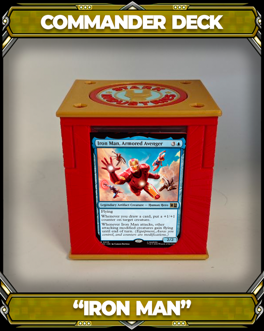 COMMANDER DECKBOX - SUPER HEROES - IRON MAN