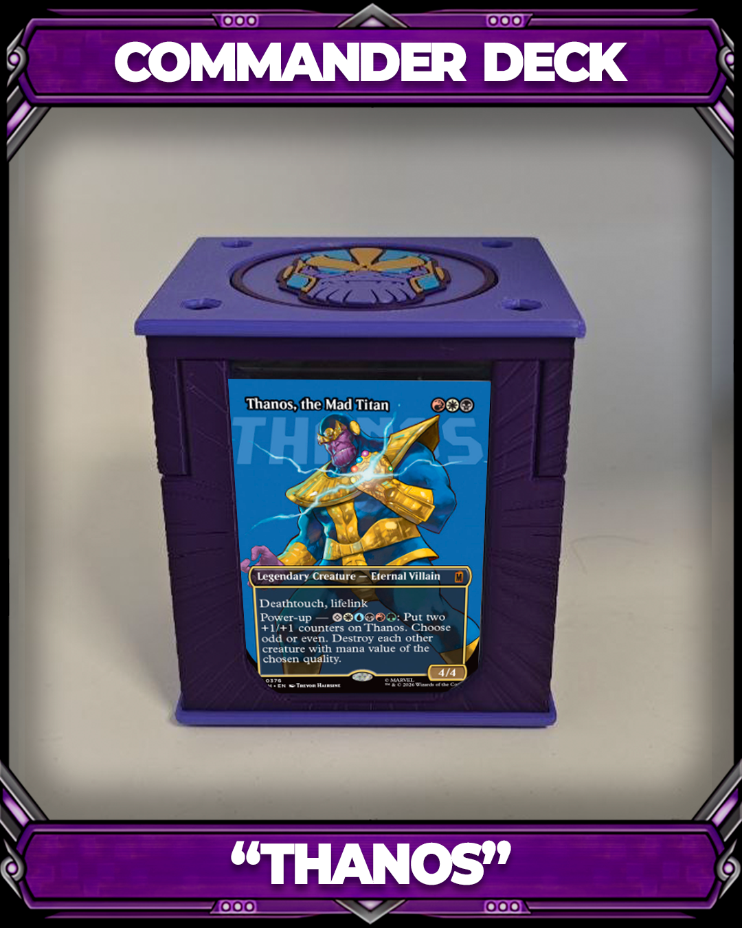 COMMANDER DECKBOX - SUPER HEROES - THANOS