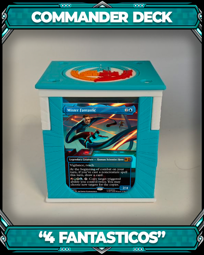 COMMANDER DECKBOX - SUPER HEROES - 4 FANTASTICOS