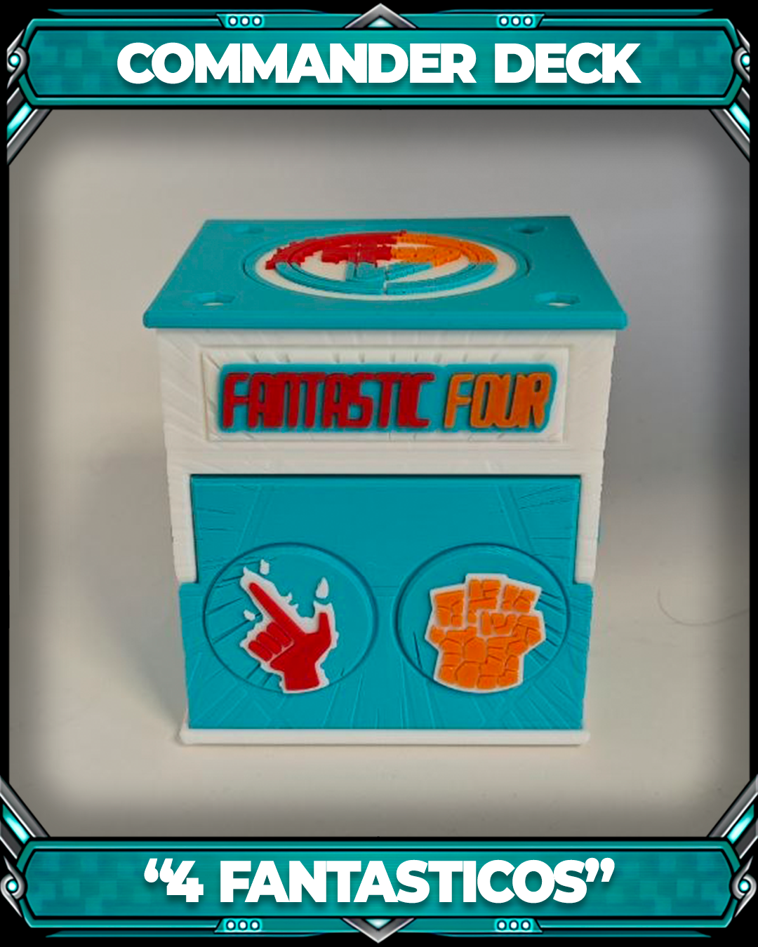 COMMANDER DECKBOX - SUPER HEROES - 4 FANTASTICOS