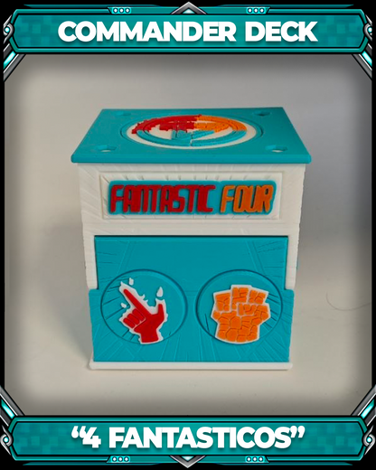 COMMANDER DECKBOX - SUPER HEROES - 4 FANTASTICOS