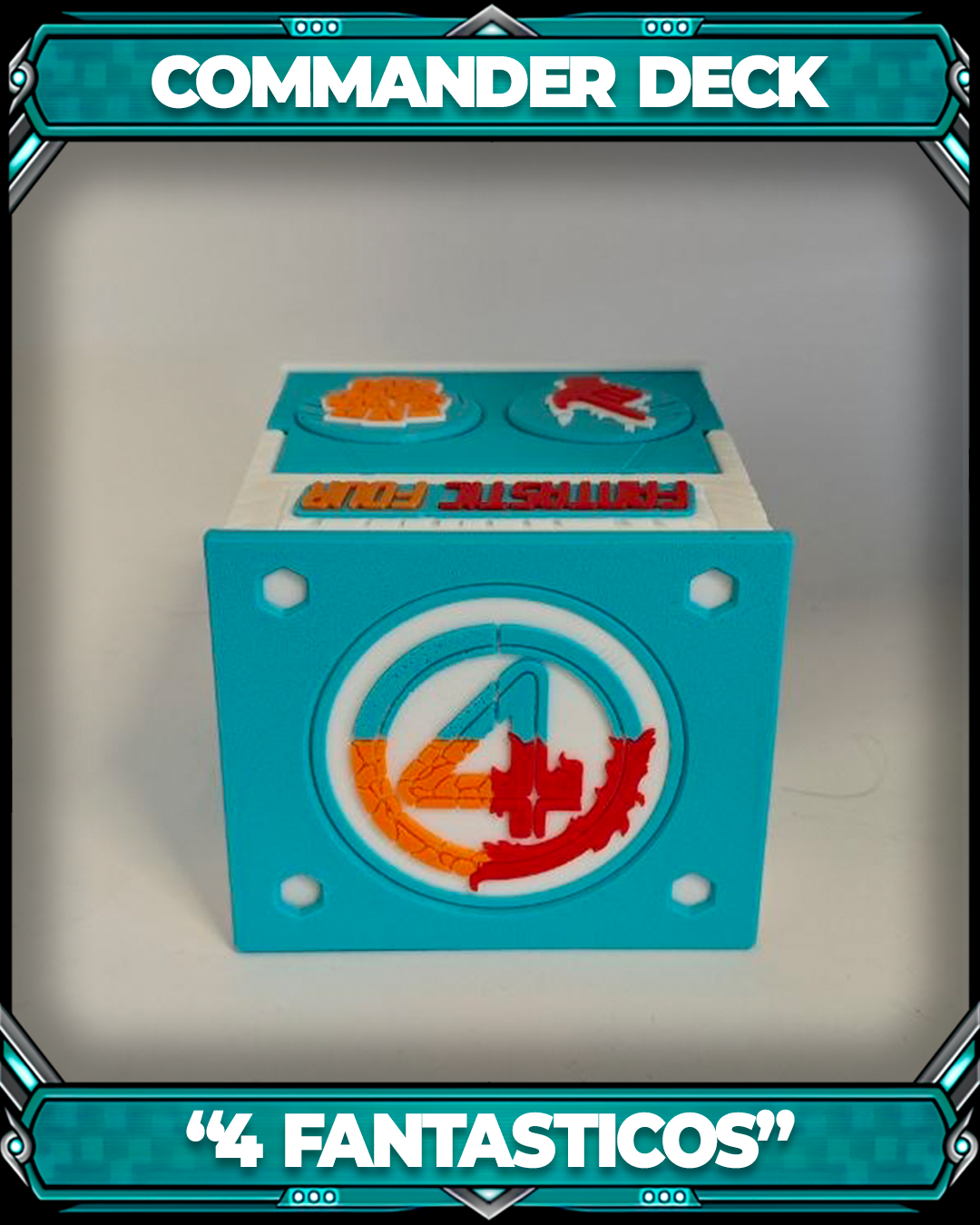 COMMANDER DECKBOX - SUPER HEROES - 4 FANTASTICOS