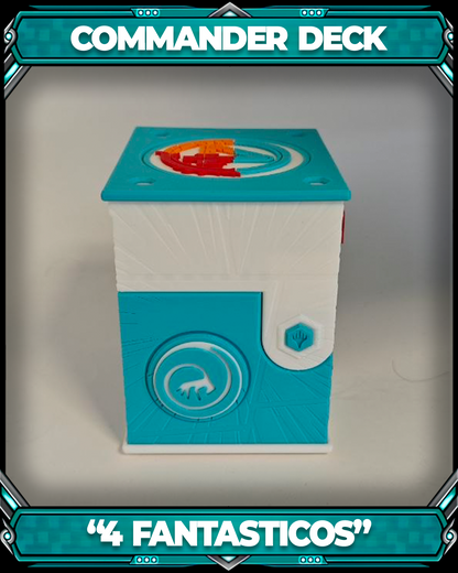 COMMANDER DECKBOX - SUPER HEROES - 4 FANTASTICOS