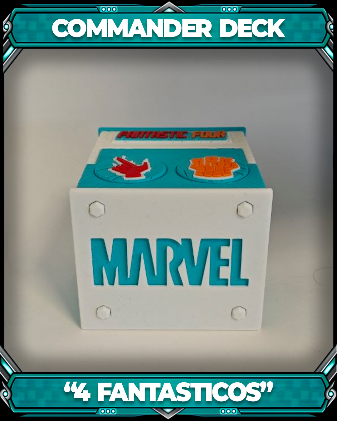 COMMANDER DECKBOX - SUPER HEROES - 4 FANTASTICOS