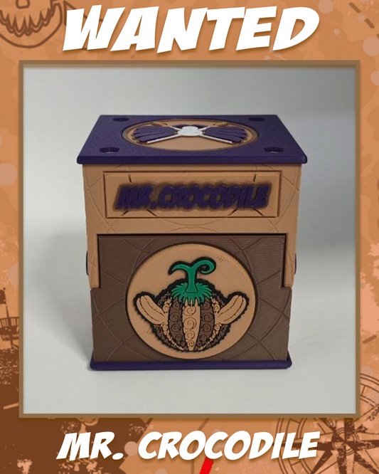 WANTED DECKBOX - MR. CROCODILE