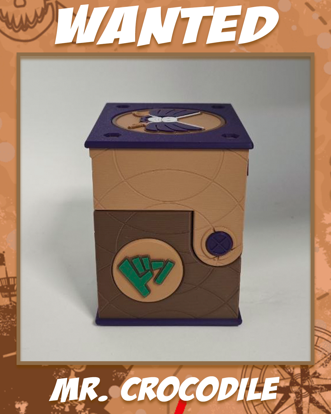 WANTED DECKBOX - MR. CROCODILE