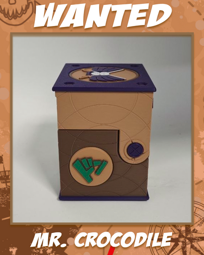 WANTED DECKBOX - MR. CROCODILE