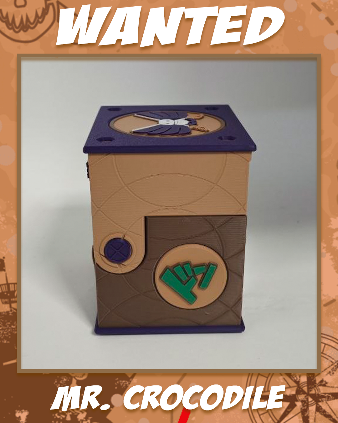 WANTED DECKBOX - MR. CROCODILE