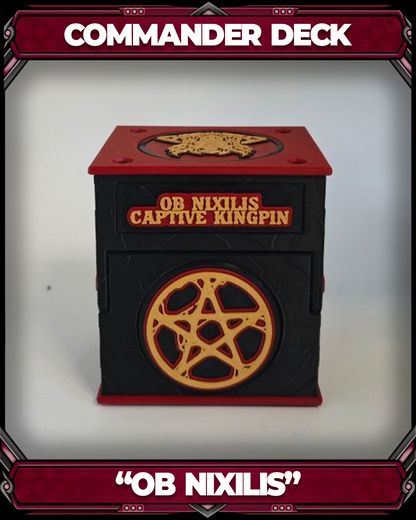 COMMANDER DECKBOX - OB NIXILIS, CAPTIVE KINGPIN