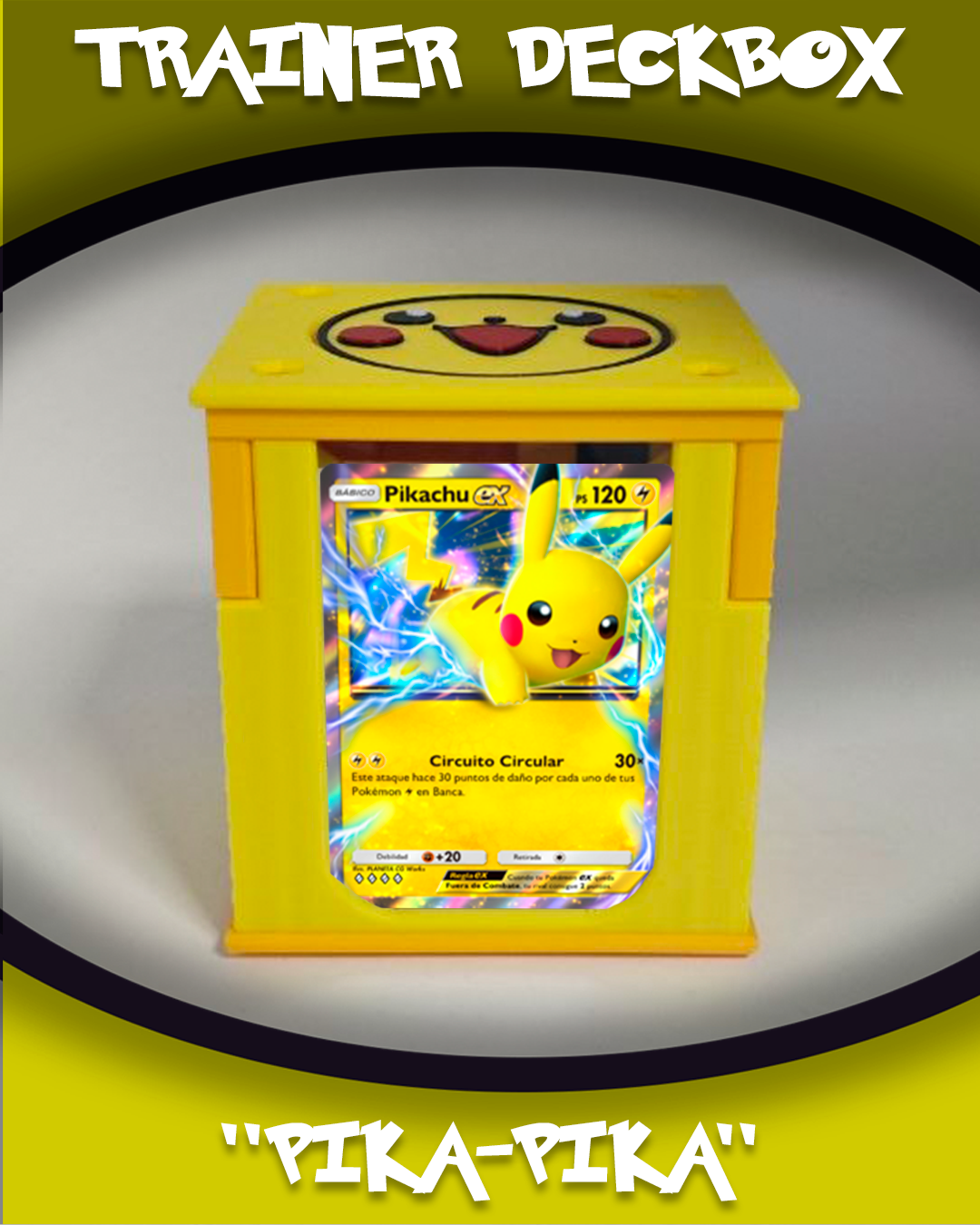 TRAINER DECKBOX - PIKACHU