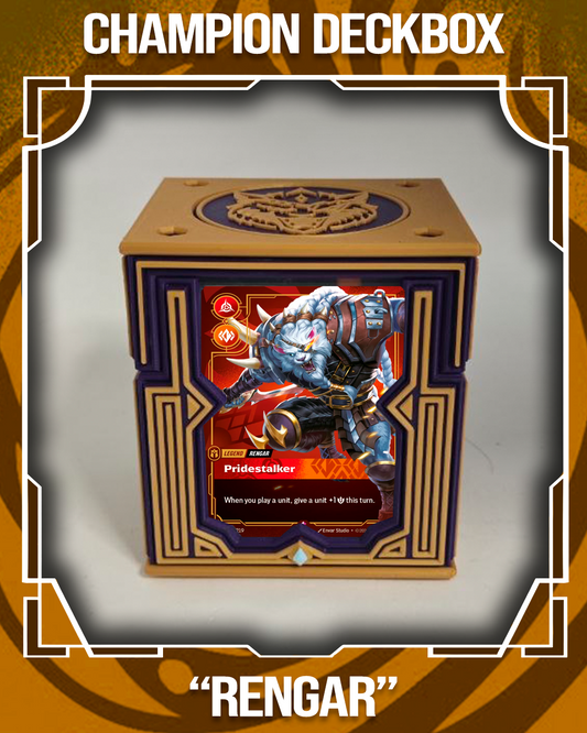 CHAMPION DECKBOX - RENGAR - RIFTBOUND