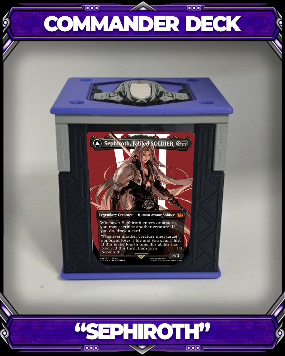 COMMANDER DECKBOX - SEPHIROTH - FINAL FANTASY