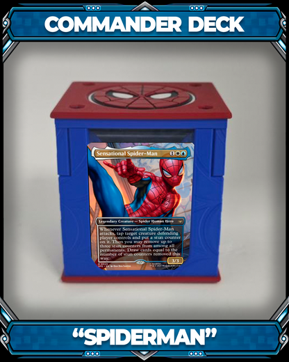 COMMANDER DECKBOX - SPIDER - MARVEL